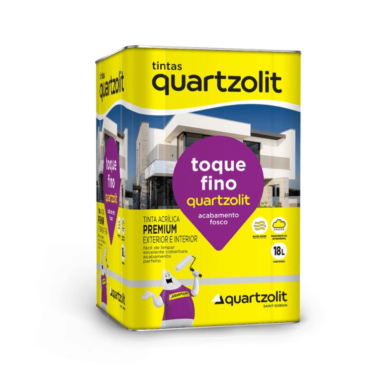 Tinta acrílica premium da Quartzolit