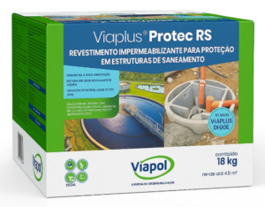 impermeabilizante Viaplus Protec RS para proteção contra infiltração